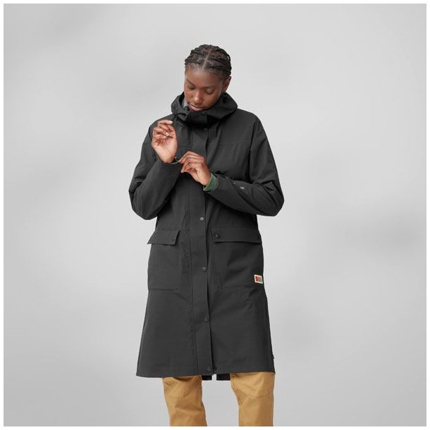 Fjllrven Vardag Rain Parka W Black