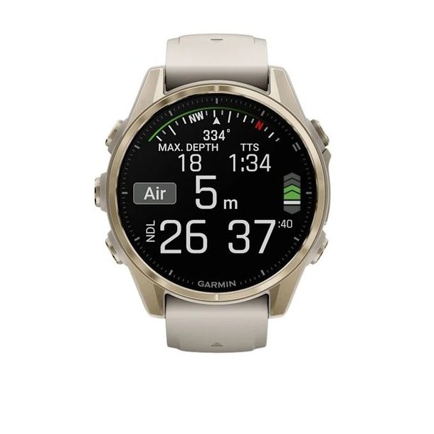 Garmin Fenix 8 43mm Amoled Sapphire, Soft Gold