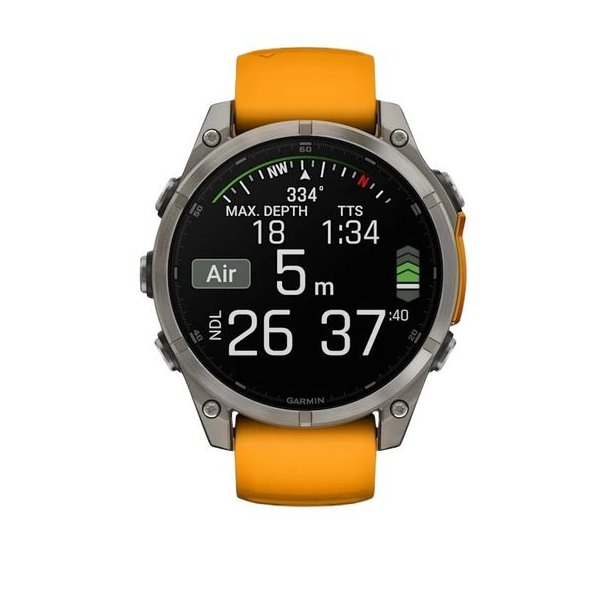 Garmin Fenix 8 47mm Amoled Sapphire, Titainium