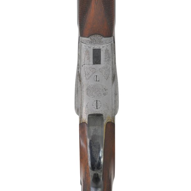 Gustav Genschow 405 Brugt Dobbeltriffel  Med Schmidt & Bender 1,5-6x42 Sigtekikkert