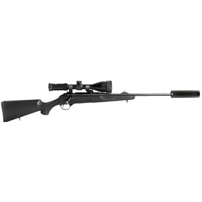 Haenel Jaeger 10 .308 Black M. Optic Science  2-10x50 og Nordhunt Ultra Silence