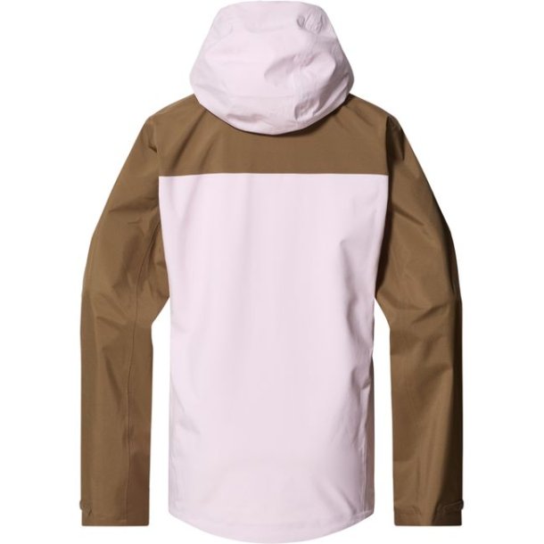 Haglfs Front Proof Jacket Women Fresh Pink/Teak Brown