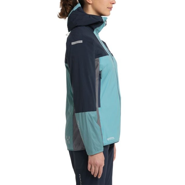 Haglfs L.I.M Alpha Hood Women Frost blue/Tarn blue
