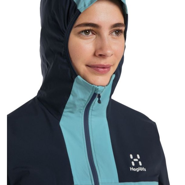 Haglfs L.I.M Alpha Hood Women Frost blue/Tarn blue