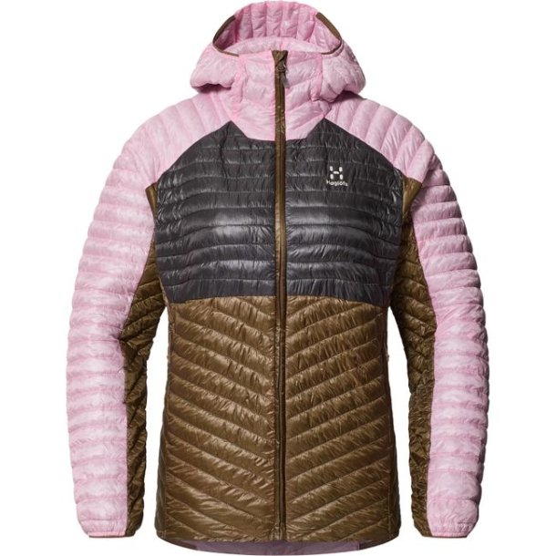 Haglfs L.I.M Mimic Hood Women Fresh Pink/Teak Brown