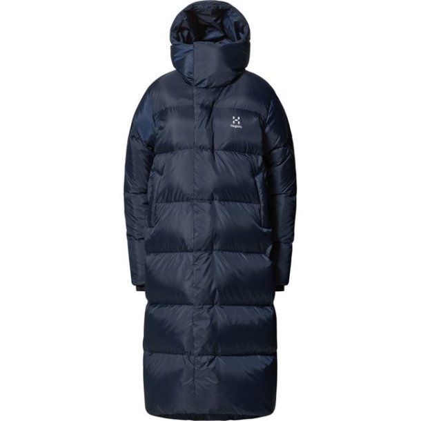 Haglfs Long Down Parka Dame Tarn Blue