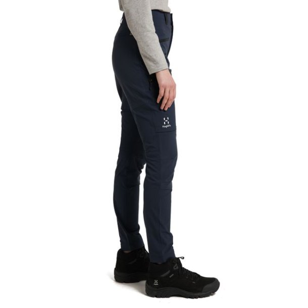 Haglfs Mid Slim Pant Women Tarn blue/True black
