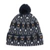 Haglfs Mountain Jaquard Beanie Tophue Tarn Blue Pattern