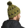 Haglfs Mountain Jaquard Beanie Tophue Olive Green Pattern
