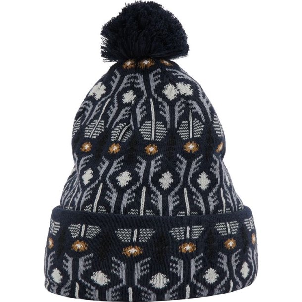 Haglfs Mountain Jaquard Beanie Tophue Tarn Blue Pattern