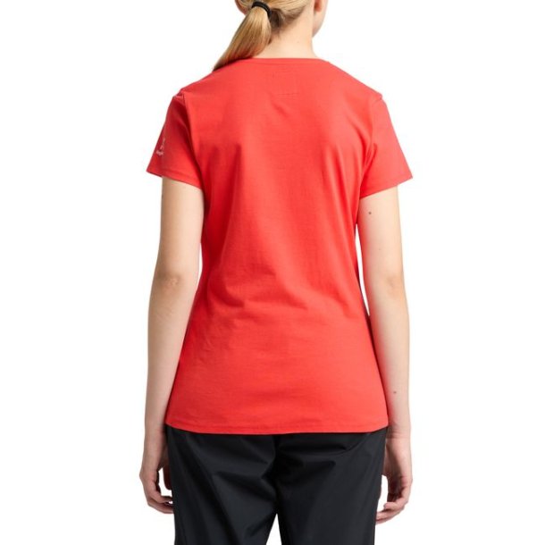 Haglfs Outsider By Nature Tee Women Poppy Red