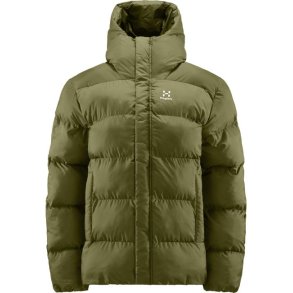 Haglfs Puffy Mimic Hood Jakke Dame Olive Green