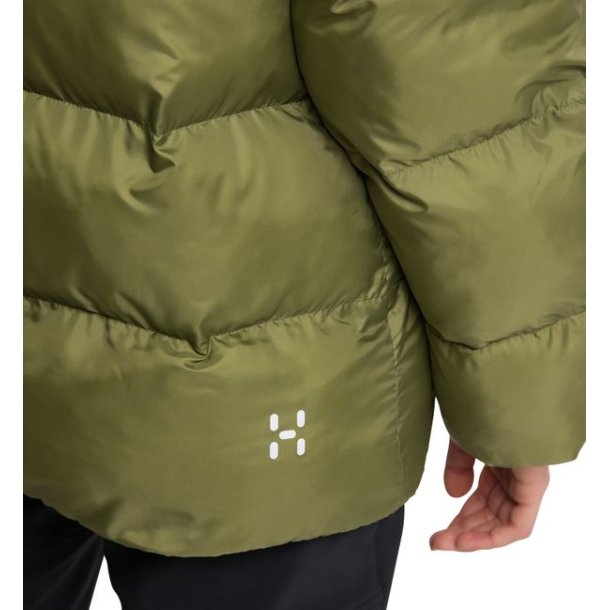 Haglfs Puffy Mimic Hood Jakke Dame Olive Green