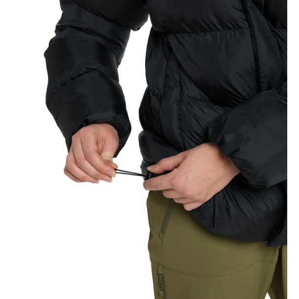 Haglfs Puffy Mimic Hood Jakke Dame True Black