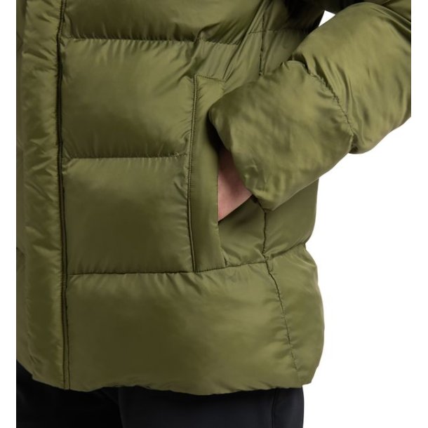 Haglfs Puffy Mimic Hood Jakke Dame Olive Green