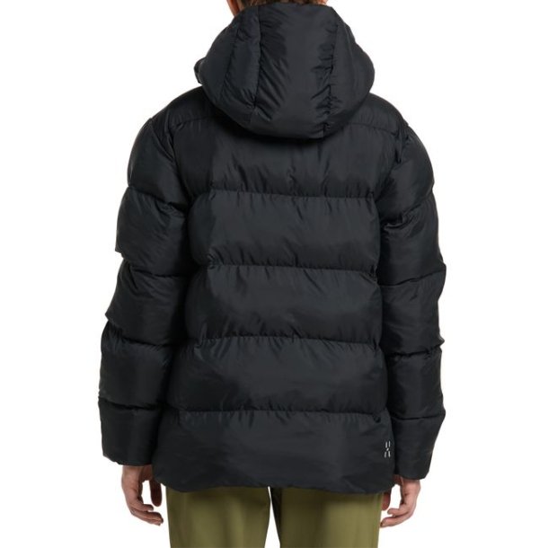 Haglfs Puffy Mimic Hood Jakke Dame True Black