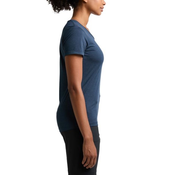 Haglfs Ridge Hike Tee Women Tarn Blue Solid