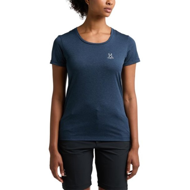 Haglfs Ridge Hike Tee Women Tarn Blue Solid