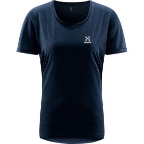 Haglfs Ridge Hike Tee Women Tarn Blue Solid