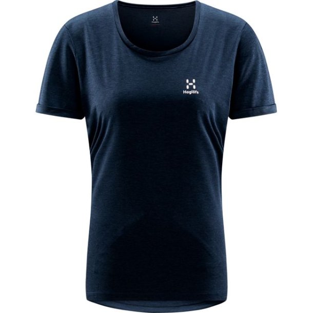 Haglfs Ridge Hike Tee Women Tarn Blue Solid