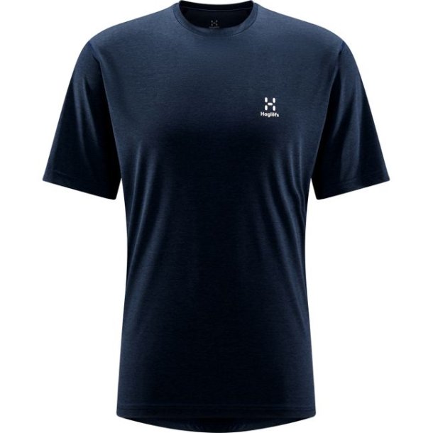Haglfs Ridge Tee Tarn Blue Solid