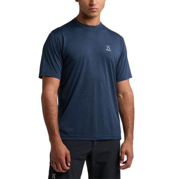 Haglfs Ridge Tee Tarn Blue Solid