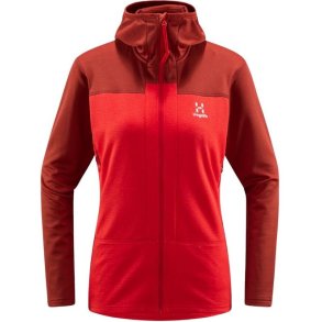 Haglfs ROC Flash MId Hood W Corrosion/Poppy Red