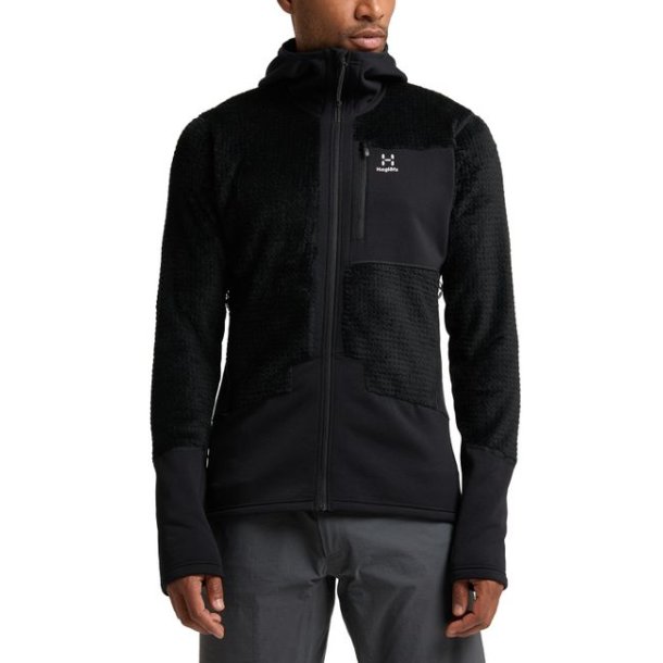 Haglfs ROC Spitz Mid Hood Fleece True Black