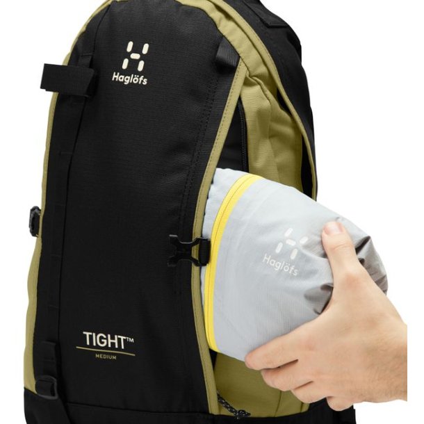 Haglfs Tight Medium Rygsk True Black/Olive Green