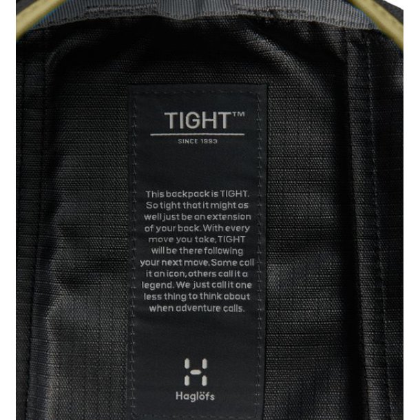 Haglfs Tight X-small Rygsk True Black/Olive Green