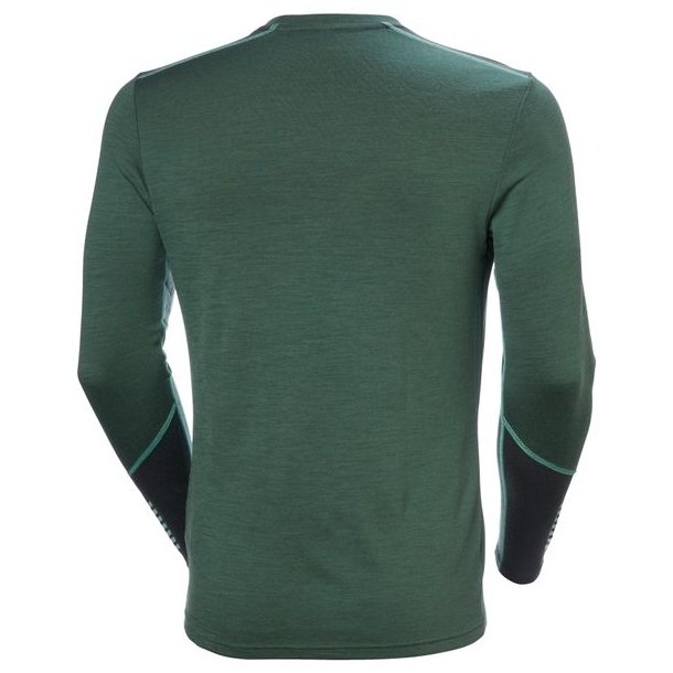 Helly Hansen Lifa Merino Midweight Crew Jungle Green