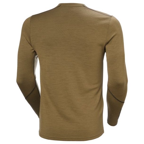 Helly Hansen Lifa Merino Midweight Crew Sepia