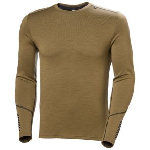 Helly Hansen Lifa Merino Midweight Crew Sepia