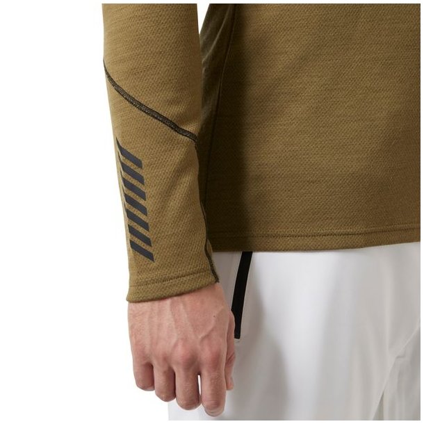Helly Hansen Lifa Merino Midweight Crew Sepia