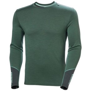 Helly Hansen Lifa Merino Midweight Crew Jungle Green
