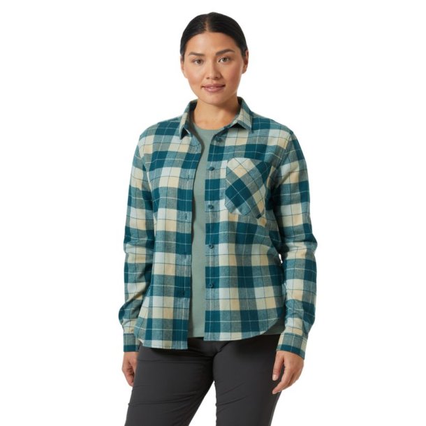 Helly Hansen Lokka Flannel LS W Dark Creek Box Stripe