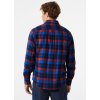 Helly Hansen Lokka Organic Flan Ls Shirt Poppy Red Box Stripe Plaid