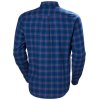 Helly Hansen Lokka Organic Flan Ls Shirt Ocean Classic Plaid