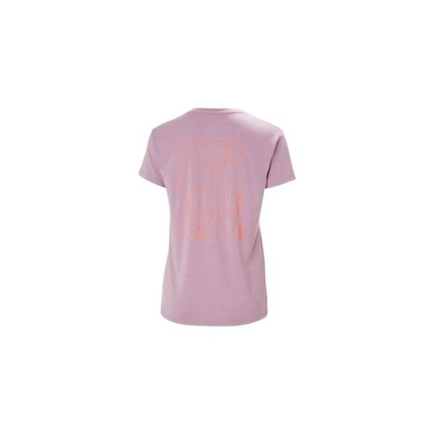 Helly Hansen Skog Graphic Tee W Purple Clay