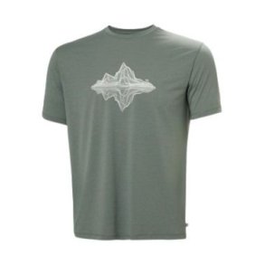 Helly Hansen Skog Graphic T-shirt Green Cactus