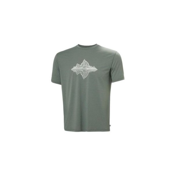 Helly Hansen Skog Graphic T-shirt Green Cactus