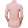 Helly Hansen W Lifa Merino Midw 1/2 Zip Pink Salt