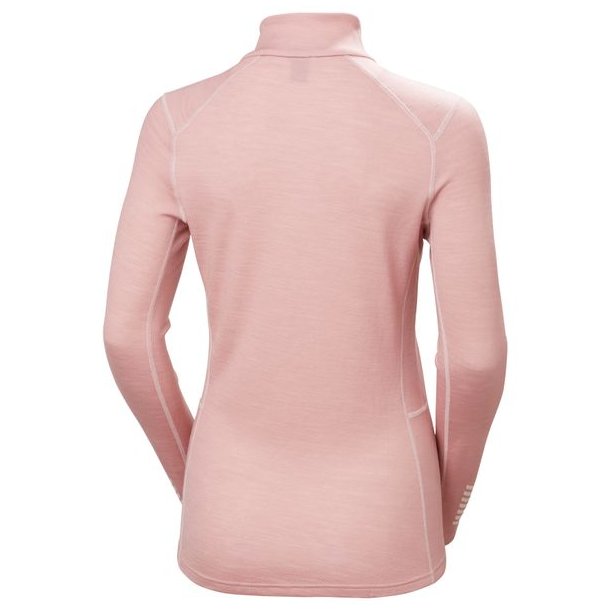 Helly Hansen W Lifa Merino Midw 1/2 Zip Pink Salt