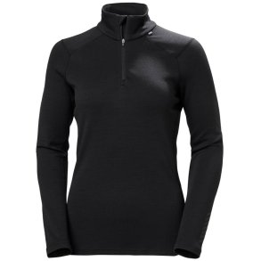 Helly Hansen W Lifa Merino Midw 1/2 Zip Black