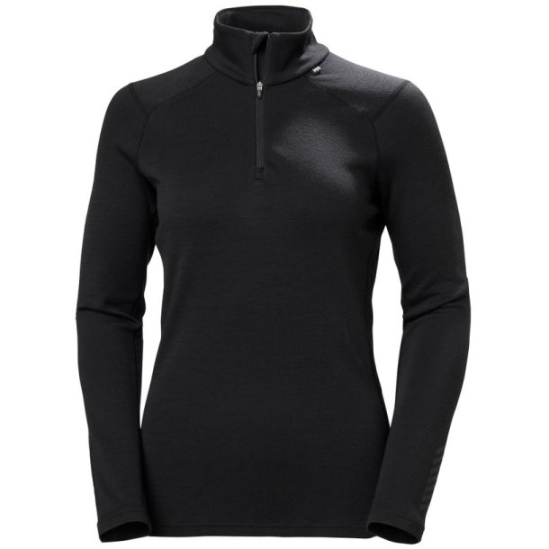 Helly Hansen W Lifa Merino Midw 1/2 Zip Black