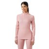 Helly Hansen W Lifa Merino Midw 1/2 Zip Pink Salt