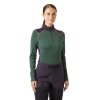 Helly Hansen W Lifa Merino Midw 1/2 Zip Jungle Green