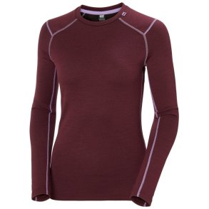 Helly Hansen W Lifa Merino Midweigh Crew Hickory