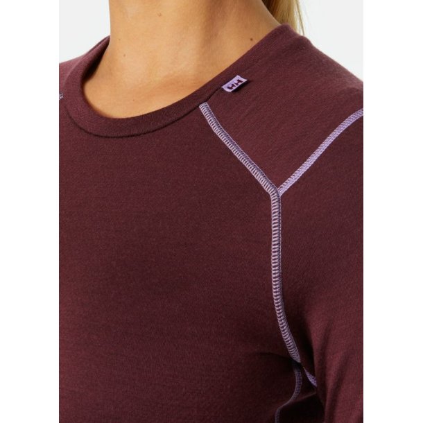 Helly Hansen W Lifa Merino Midweigh Crew Hickory