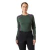 Helly Hansen W Lifa Merino Midweigh Crew Jungle Green